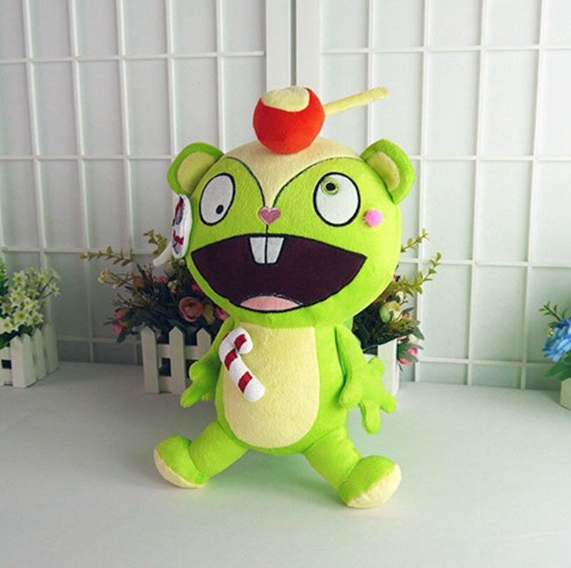 Happy Tree Friends plush dolls Anime Nutty plush toys 38cm soft pillow high quality for gift