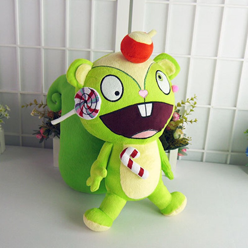 Happy Tree Friends plush dolls Anime Nutty plush toys 38cm soft pillow high quality for gift