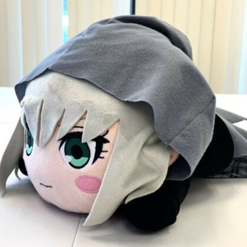 Fate Lord El-Melloi II Case Files Cute Nesoberi Jumbo Plush Toy Doll Gray