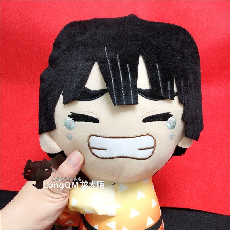 Demon Slayer new Sadness Agatsuma Zenitsu plush toy stuffed toys doll doll A birthday present for a child