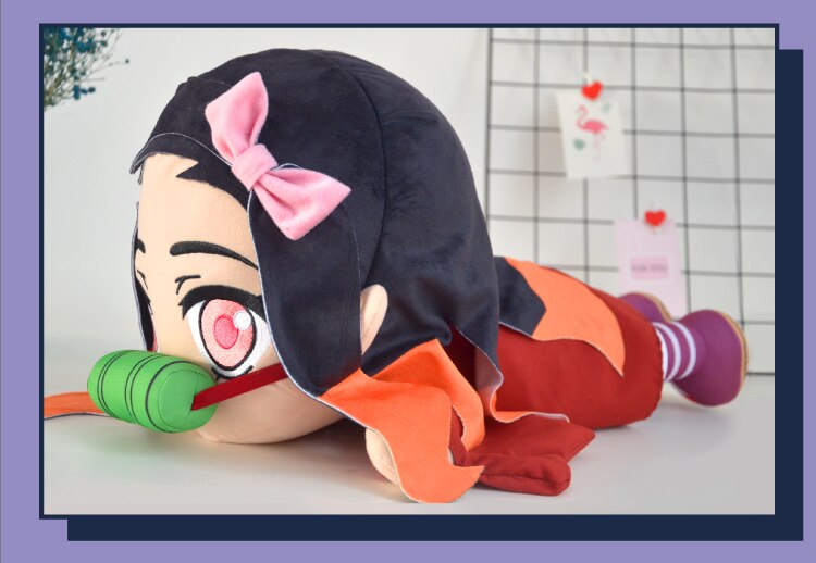 Demon Slayer / Kimetsu no Yaiba Kamado Tanjirou Kamado Nezuko Agatsuma Zenitsu stuffed toys plush toy Soft pillow For children