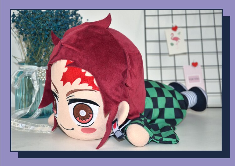 Demon Slayer / Kimetsu no Yaiba Kamado Tanjirou Kamado Nezuko Agatsuma Zenitsu stuffed toys plush toy Soft pillow For children