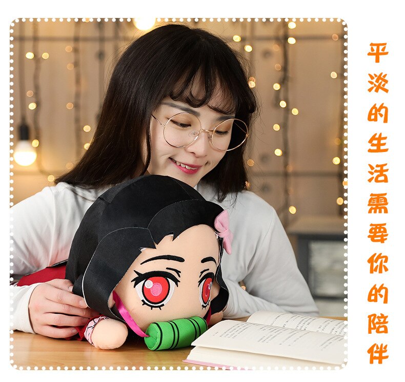 Demon Slayer / Kimetsu no Yaiba Kamado Tanjirou Kamado Nezuko Agatsuma Zenitsu stuffed toys plush toy Soft pillow For children