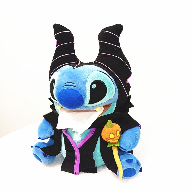 Disney Stitch plush toy ps Maleficent Plush storage box tissue box Household articles doll doll