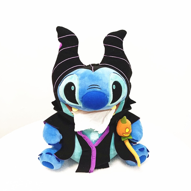 Disney Stitch plush toy ps Maleficent Plush storage box tissue box Household articles doll doll