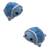 Reversible Blue Tortoise Soft Stuffed Plush Toy