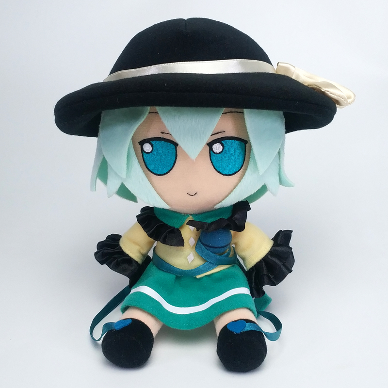 New Anime TouHou Project Komeiji Koishi Cosplay Cute Plush Stuffed Doll Throw Pillow Sitting Toy Boy Girl Xmas Gifts