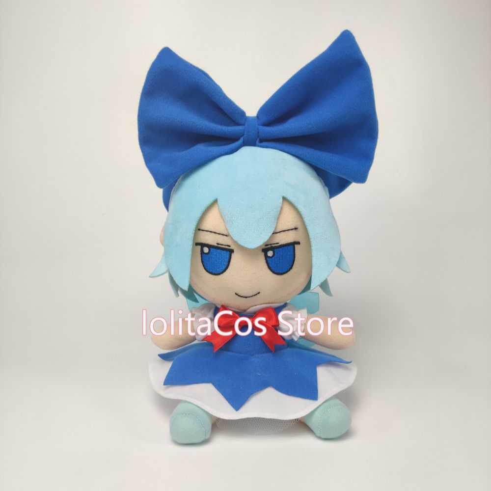 Japan Anime TouHou Project Cirno Fumo Fumo Cosplay Cute Girl Doll Plush Stuffed Throw Pillow Sitting Toy Boy Girl Xmas Gift