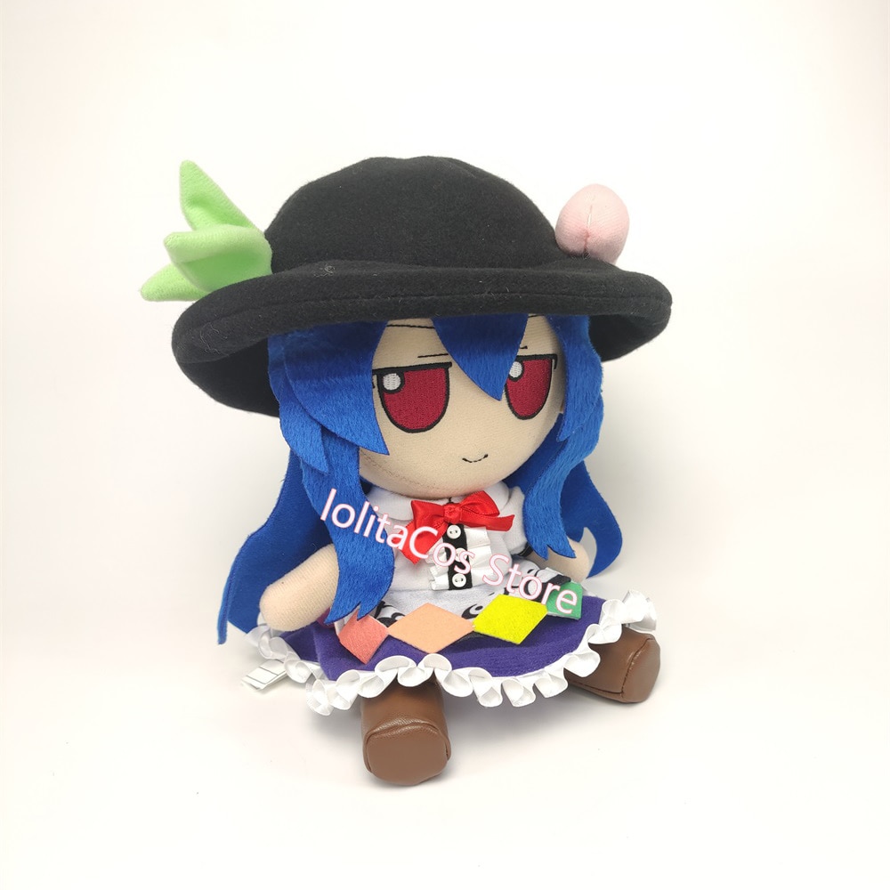 Anime TouHou Project Hinanawi Tenshi Fumo Fumo Cosplay Cute Girl Doll Plush Stuffed Throw Pillow Sitting Toy Boy Girl Xmas Gift