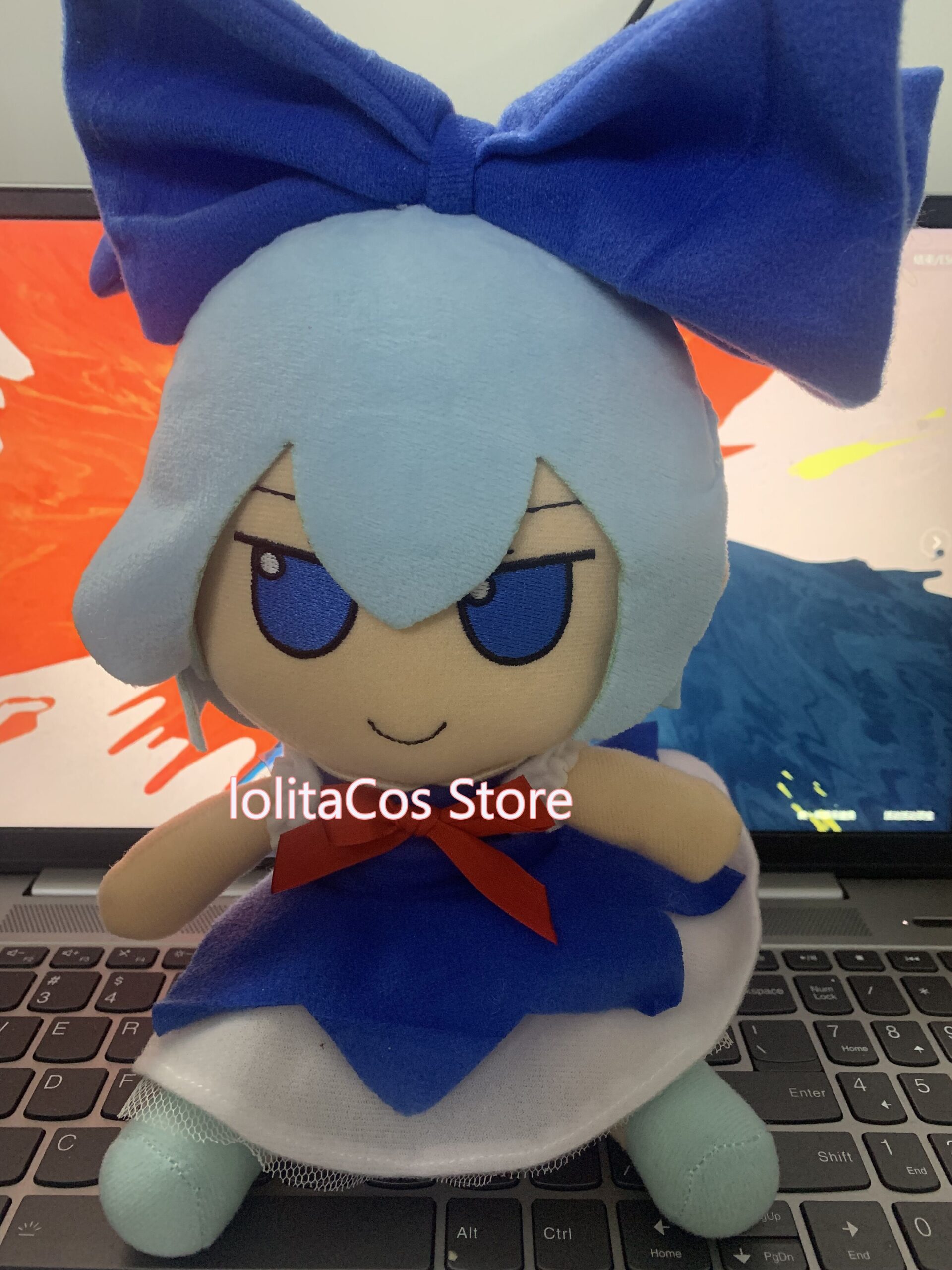 Anime TouHou Project Alice Cirno Fumo Fumo Cosplay Cute Girl Doll Plush Stuffed Throw Pillow Sitting Toy Boy Girl Xmas Gift