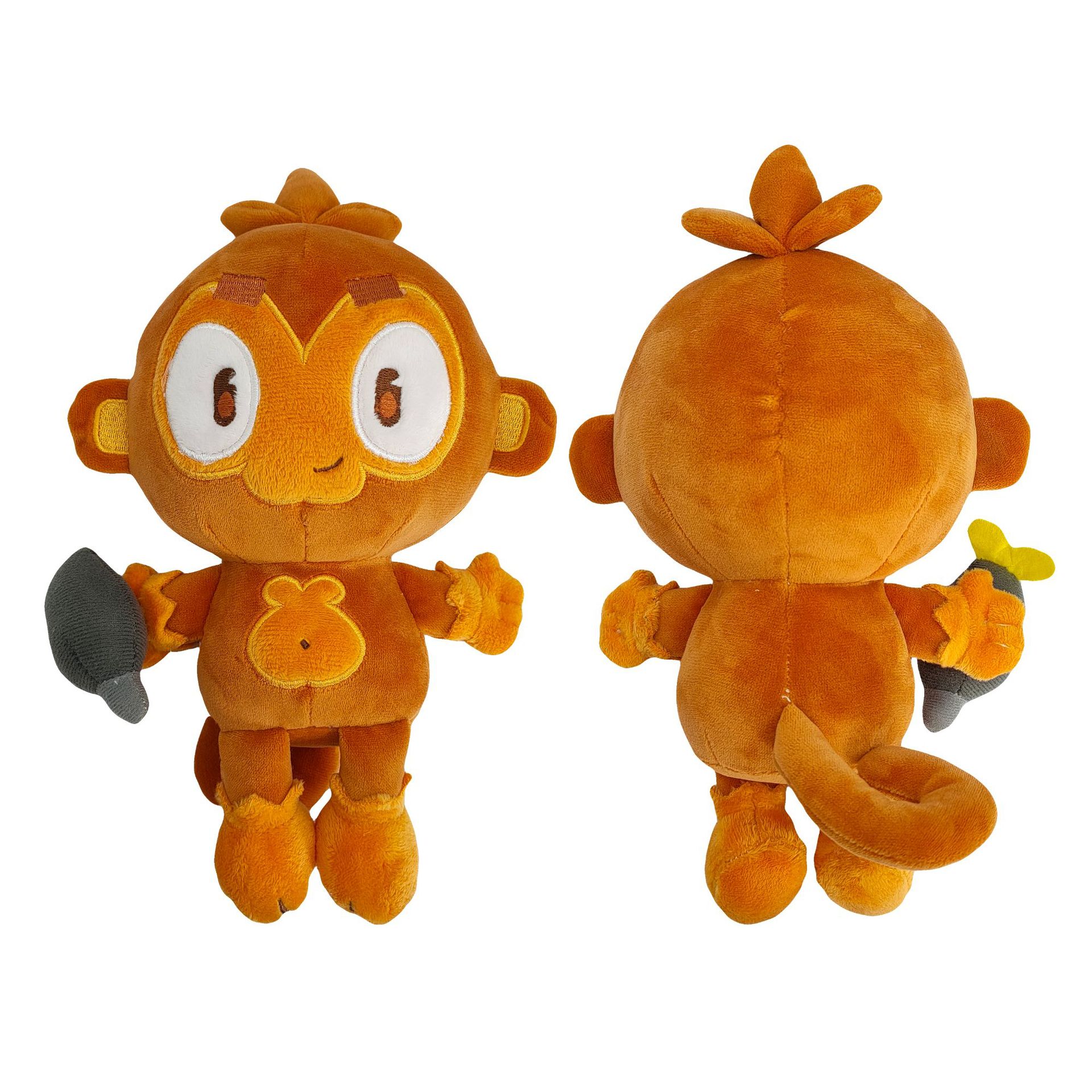 20cm Cartoon Dart Monkey Plushie Stuffed Animal Plush Toy Super Monkey King Soft Doll Bloons TD For Kids Children Gift Birthday