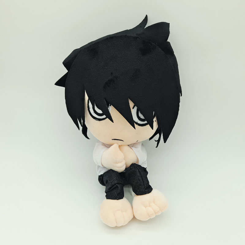 30cm Japanese Anime Death Note L Lawliet Plush Toy Cute Soft Kawaii L Stuffed Plushie Dolls Toys for Children Birthday Gifts