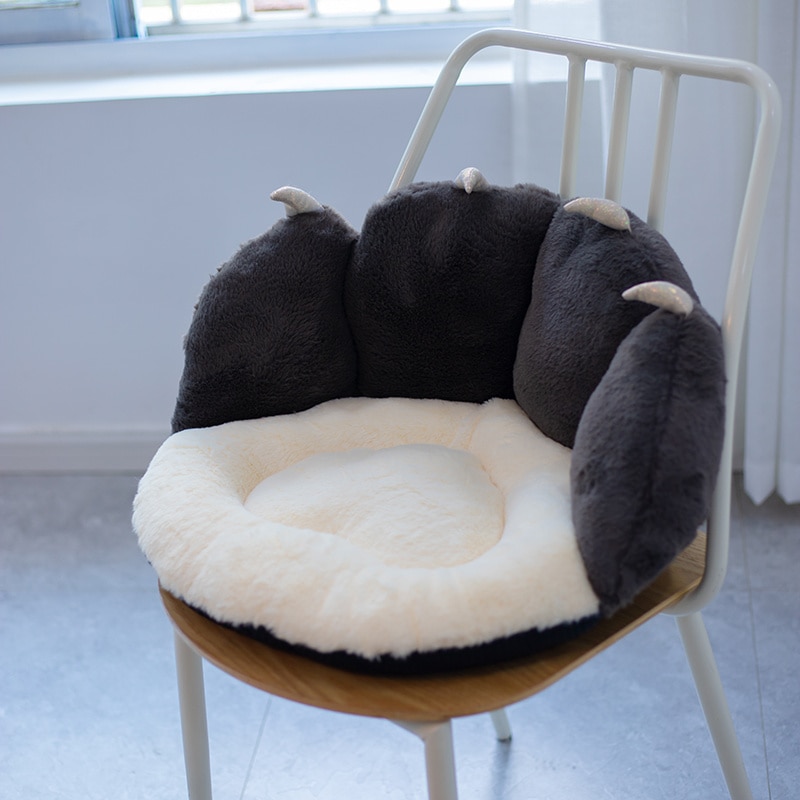 1PC Nice Soft Cat Paw Pillow Animal Seat Cushion Stuffed Plush Sofa Indoor Floor Home Chair Decor Winter Children Girls Gift