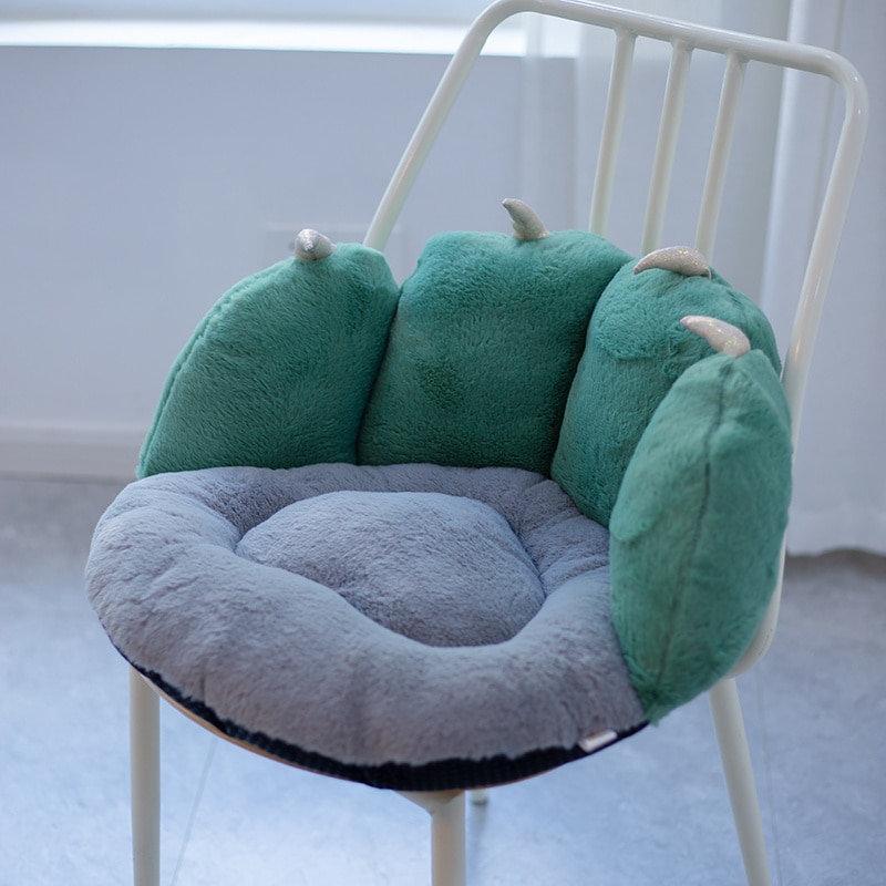 1PC Nice Soft Cat Paw Pillow Animal Seat Cushion Stuffed Plush Sofa Indoor Floor Home Chair Decor Winter Children Girls Gift