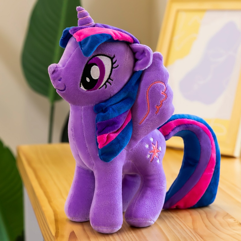 Cartoon Pink Horse Plush Toys Pony Unicorn Stuffed Animal Soft Plush Doll Gift For Children Kids Toys