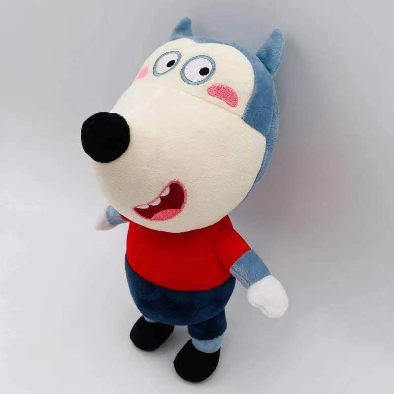 30cm Cartoon Wolfoo Family Plush Toys Plushie Lucy Soft Stuffed Dolls Toy For Children Kids Boys Girls Gifts