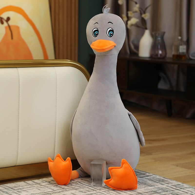 Grey Duck Soft Stuffed Plush Toy