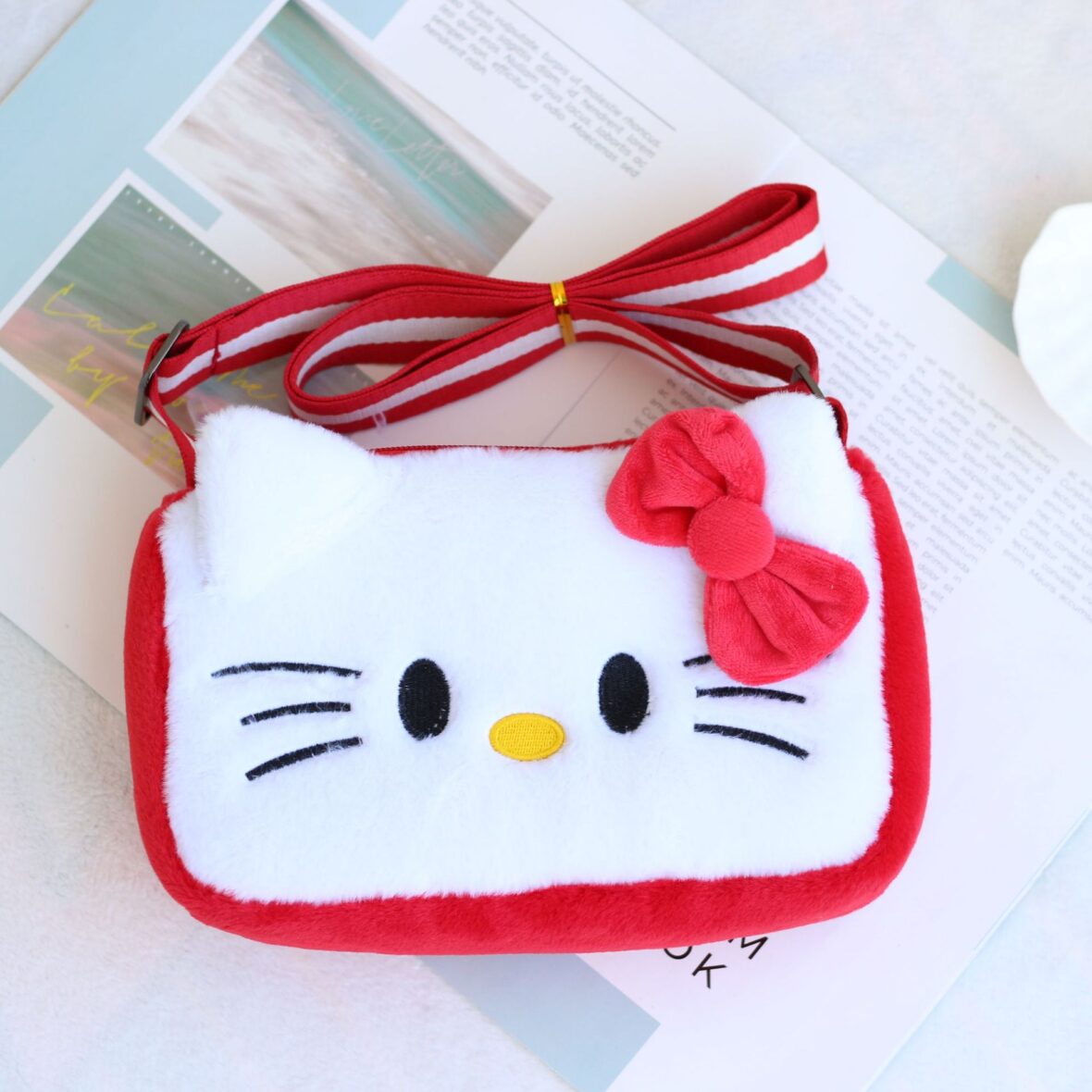 Hello kitty Soft Plush Sling Bag