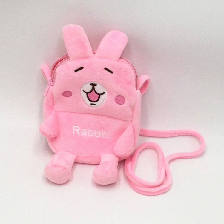 Pink Rabbit Soft Plush Backpack
