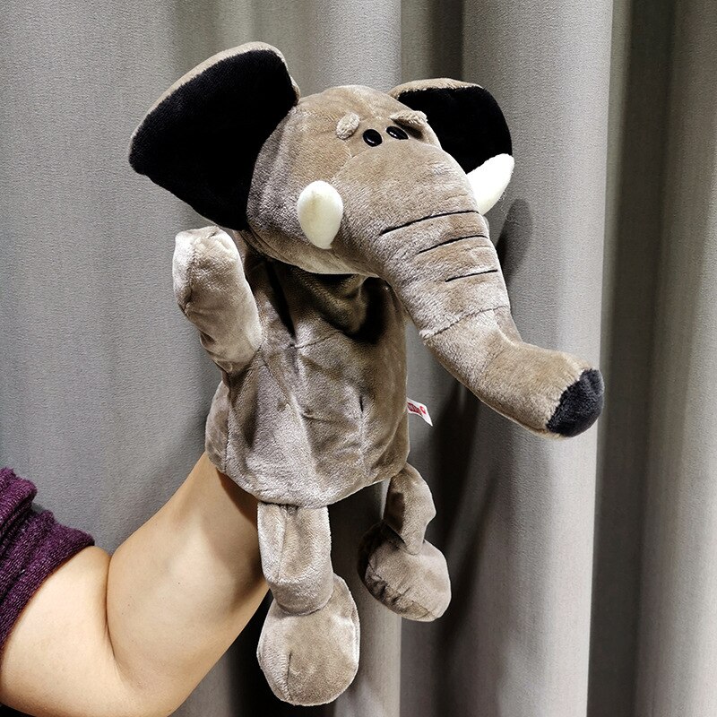 30cm Elephant Hand Soft Plush Puppet