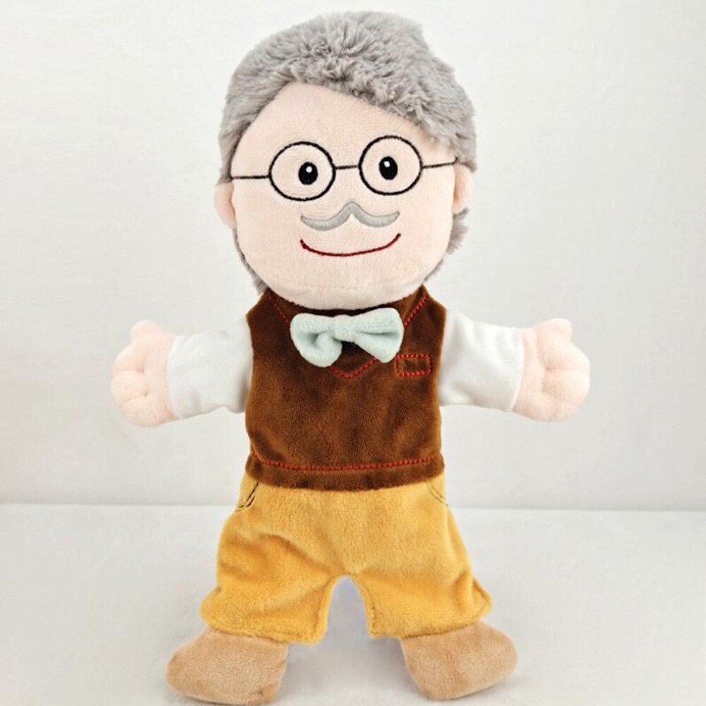 Grandfather Soft Plush Hand Puppet