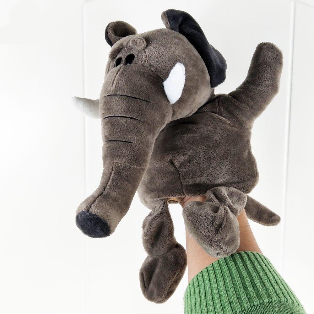 Elephant Soft Plush Stuffed Hand Puppet