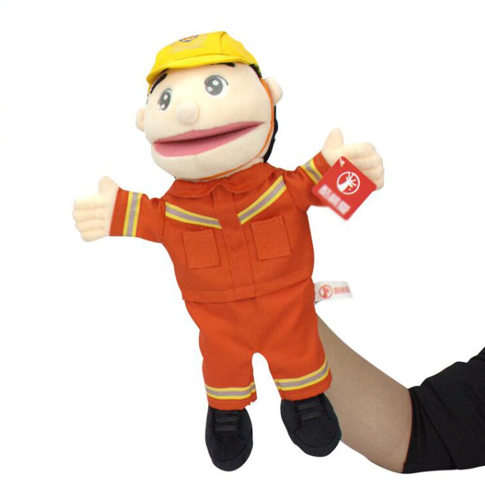Firemen Soft Plush Hand Puppet