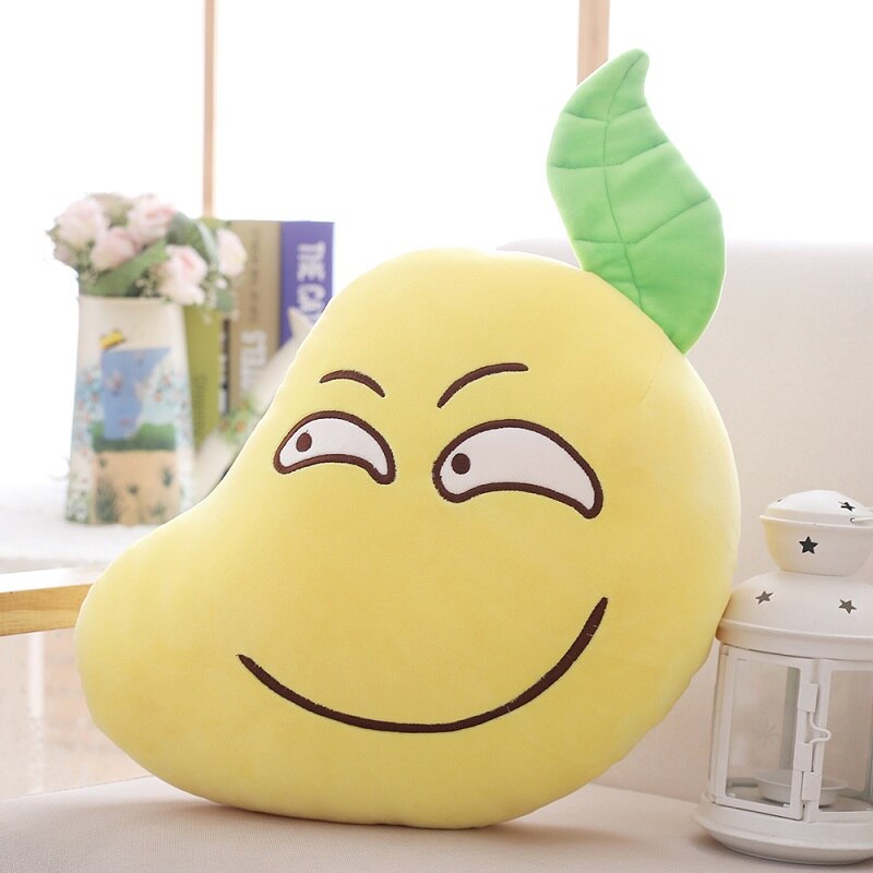 Smile Mango Soft Plush Cushion