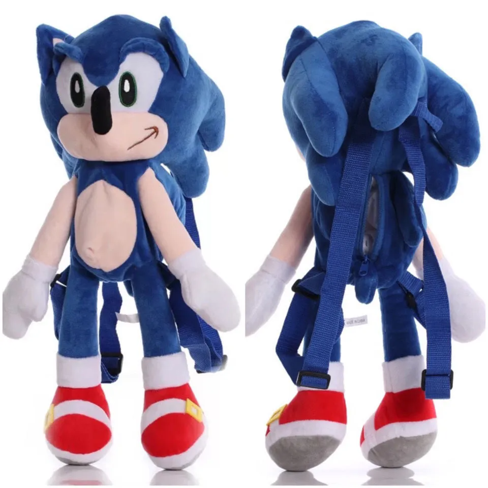 sonic the hedgehog plush backpack