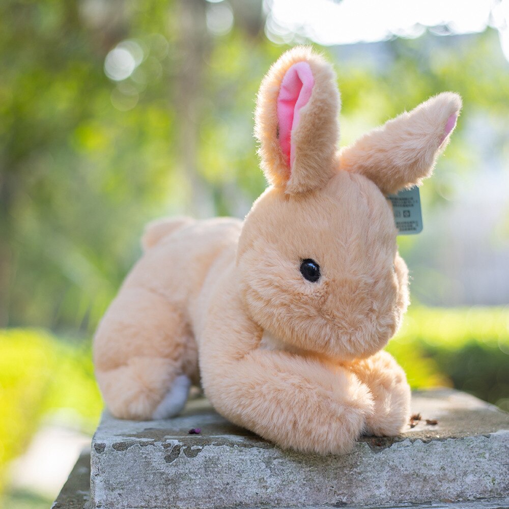 New Kawaii Simulation Bunny Animals Rabbits Doll Stuffed Plush Toys For Baby Girls Birthday Gifts