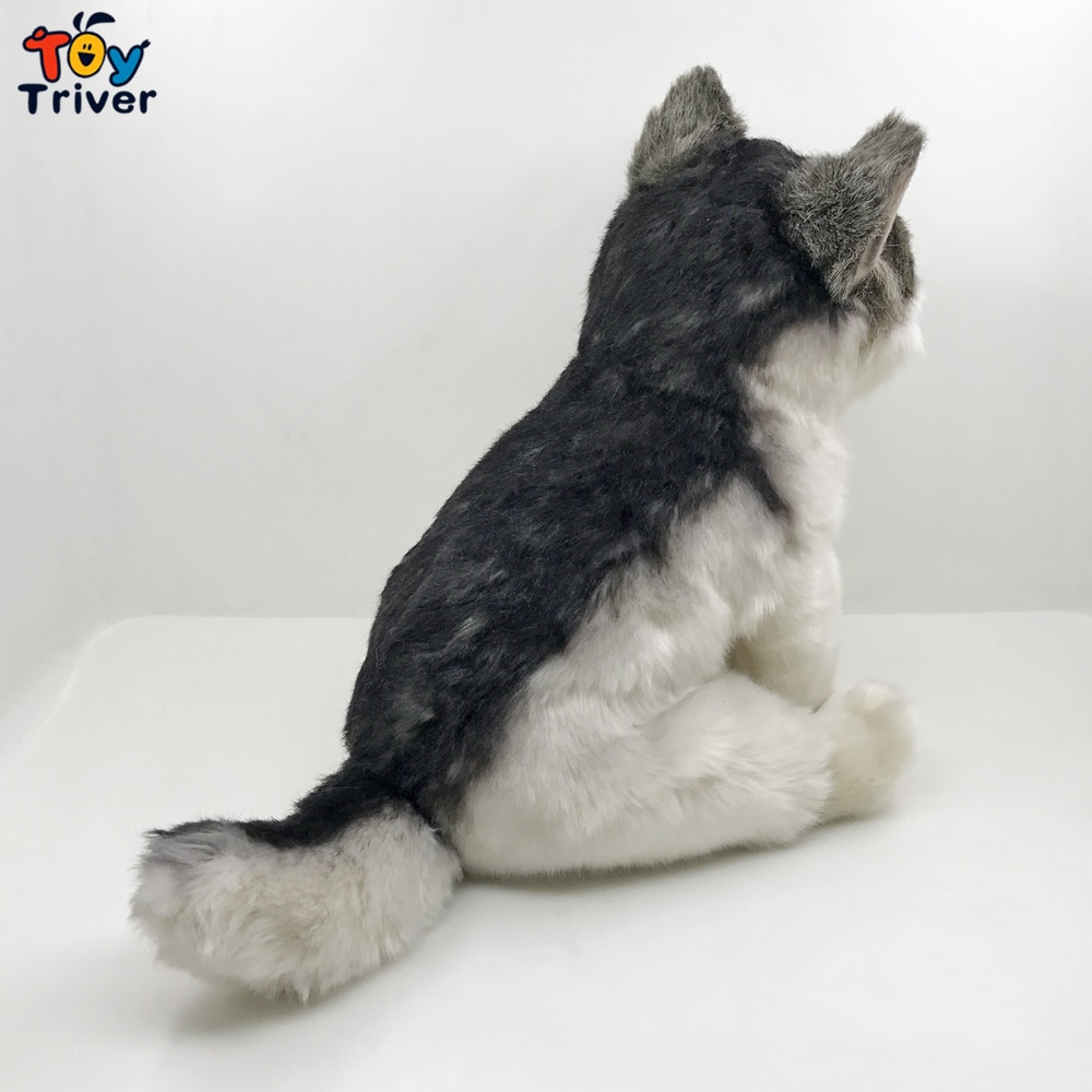 Puppy Husky Wolf Dog Plush Toys Stuffed Animals Doll Baby Kids Wolf Lover Boys Girls Adults Birthday Gifts Home Room Decoration