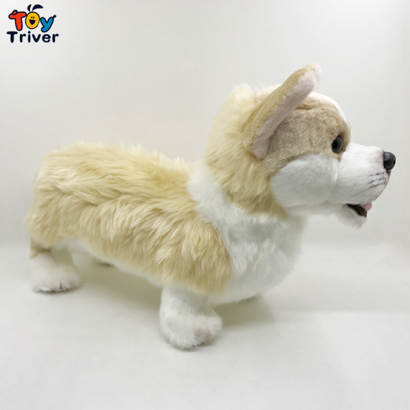 Cute Pembroke Welsh Corgi Dog Puppy Plush Toys Stuffed Animals Doll Kids Baby Children Boys Birthday Gift Room Decor Crafts