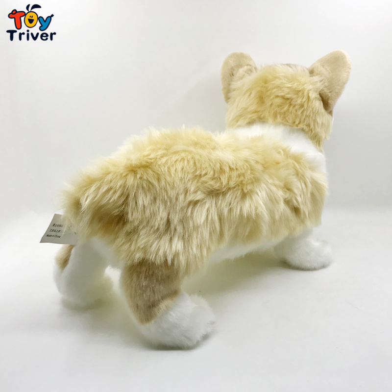 Cute Pembroke Welsh Corgi Dog Puppy Plush Toys Stuffed Animals Doll Kids Baby Children Boys Birthday Gift Room Decor Crafts