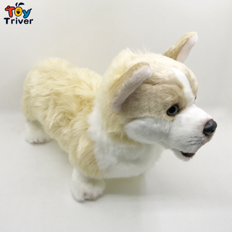 Cute Pembroke Welsh Corgi Dog Puppy Plush Toys Stuffed Animals Doll Kids Baby Children Boys Birthday Gift Room Decor Crafts