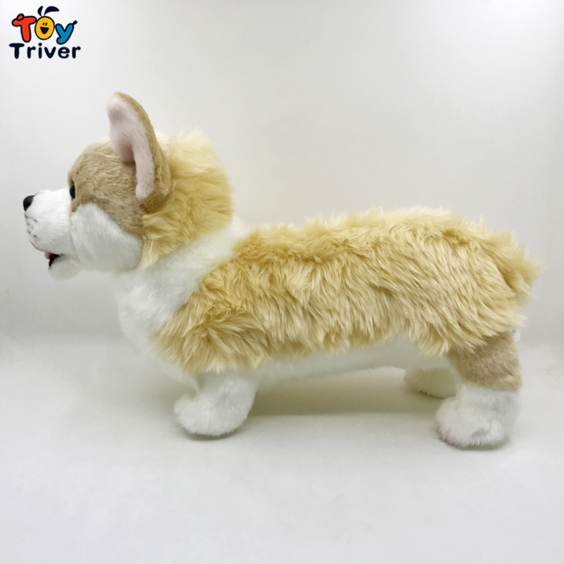 Cute Pembroke Welsh Corgi Dog Puppy Plush Toys Stuffed Animals Doll Kids Baby Children Boys Birthday Gift Room Decor Crafts