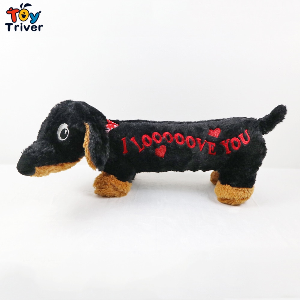 Kawaii Buddy Dog Dachshund Plush Toys Stuffed Animals Doll Pet Puppy Baby Kids Children Boys Girls Birthday Gifts Home Decor