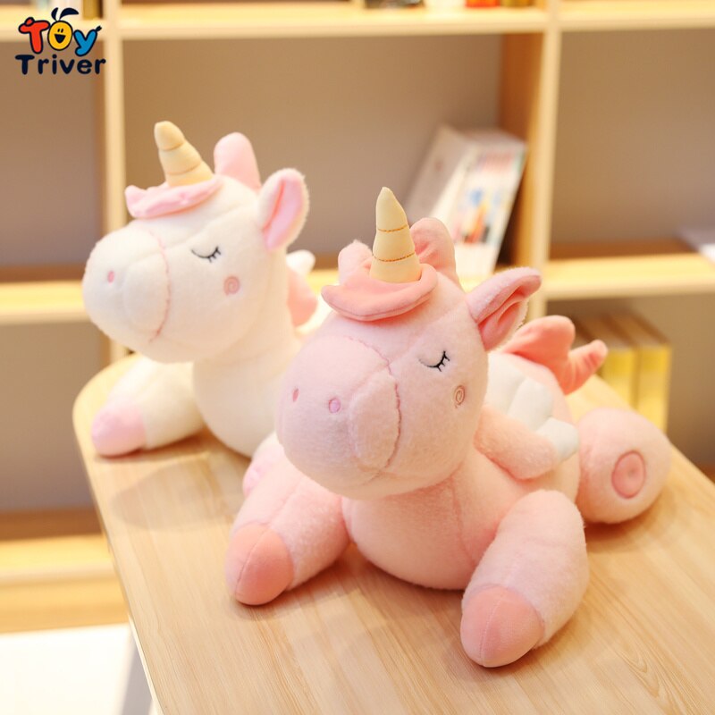 Kawaii Unicorn Unicornio Plush Toys Triver Stuffed Animals Doll Plushie Pillow Cushion Baby Kids Birthday Gift Home Decorations