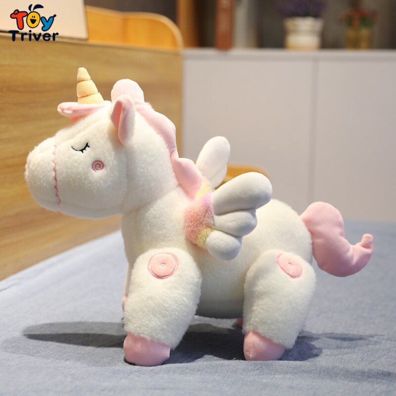 Kawaii Unicorn Unicornio Plush Toys Triver Stuffed Animals Doll Plushie Pillow Cushion Baby Kids Birthday Gift Home Decorations