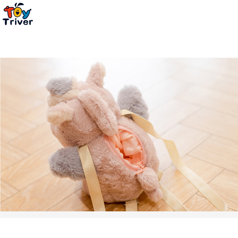 Kawaii Unicorn Bag Backpack School Bag Plush Toy Triver Stuffed Animals Doll Girl Girlfriend Kids Children Student Birthday Gift