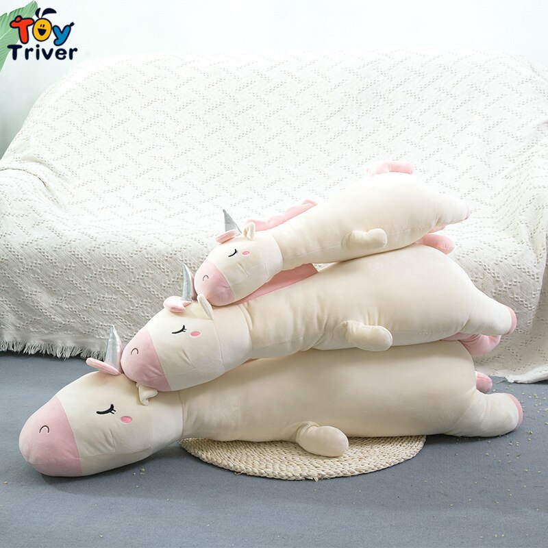 Kawaii Unicorn Plush Toys Stuffed Animals Doll Sofa Pillow Cushion Room Home Decor Baby Kids Children Boys Girls Adults Gifts