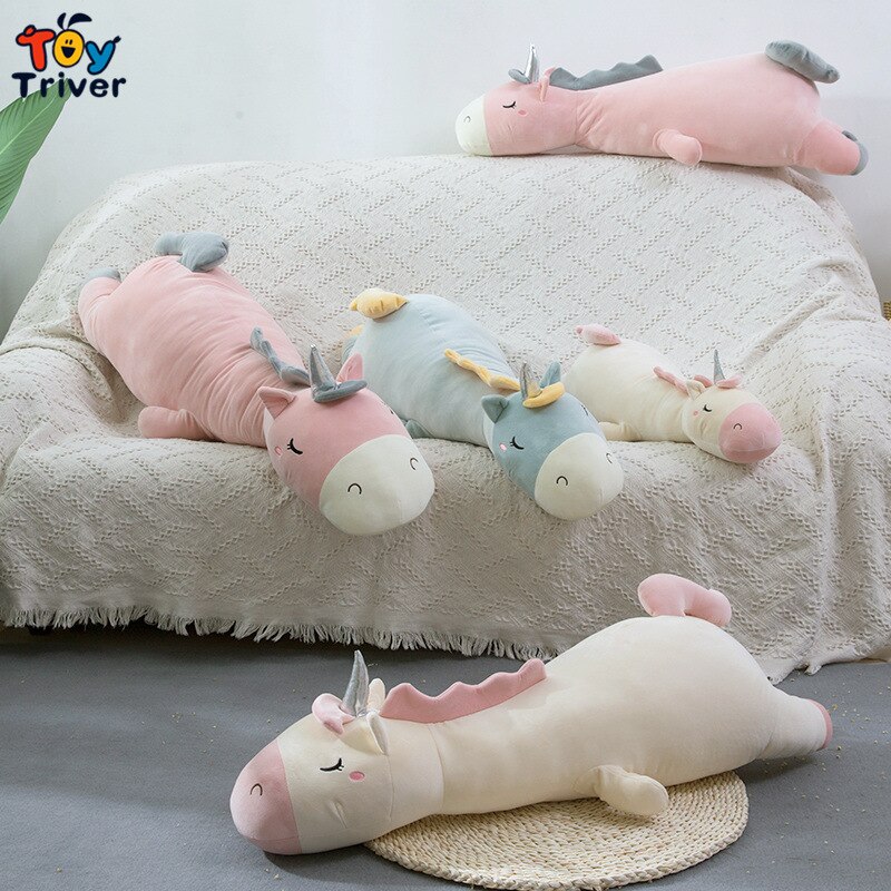 Kawaii Unicorn Plush Toys Stuffed Animals Doll Sofa Pillow Cushion Room Home Decor Baby Kids Children Boys Girls Adults Gifts