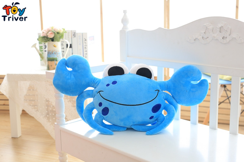 Cute Plush Crab Toy Stuffed Doll Doll Toys Ocean Animal Cushion Pillow Baby Girl Boy kids Birthday Gift Home Shop Decor Triver