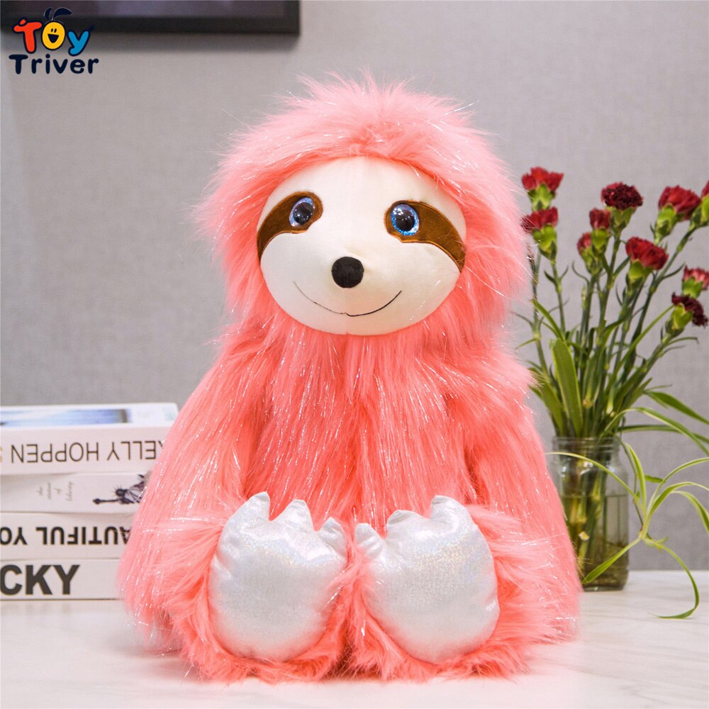 Kawaii Sloth Plush Toys Triver Stuffed Animals Doll Baby Children Kids Boys Girls Infant Birthday Gifts Home Room Decor Crafts