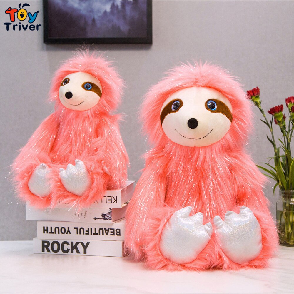 Kawaii Sloth Plush Toys Triver Stuffed Animals Doll Baby Children Kids Boys Girls Infant Birthday Gifts Home Room Decor Crafts
