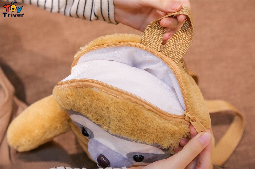 Cute Sloth Backpack Bag Plush Toys Triver Stuffed Animals Doll Baby Kids Children Girl Boys Girls Birthday Gifts