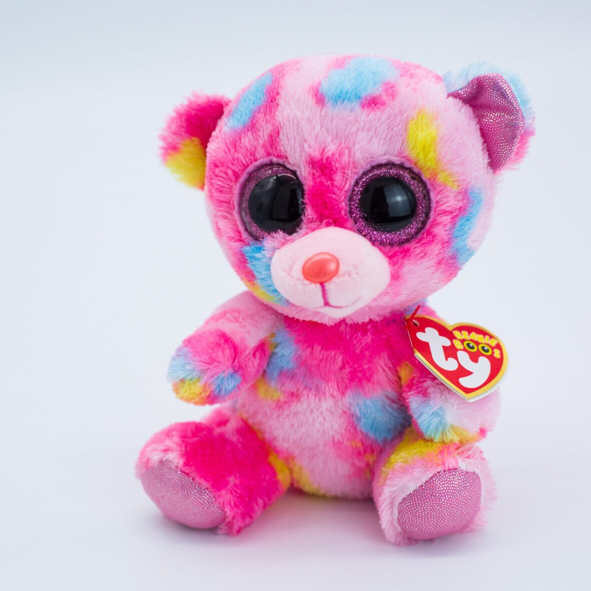 15cm Big Eyes Multicolor Teddy Bear Soft Stuffed Plush Toy