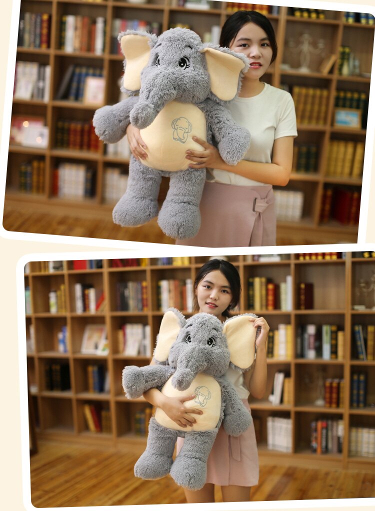 Kawaii Elephant Plush Toy Triver Stuffed Animals Doll Kids Baby Children Girl Toys Christmas Birthday Lucky Gift Home Decor