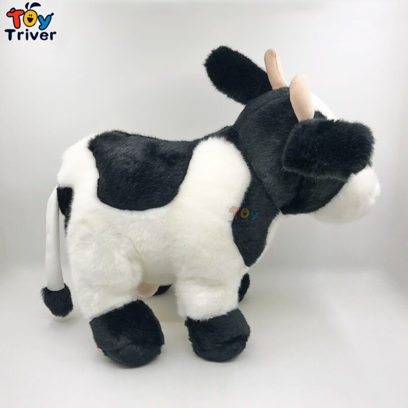 Kawaii Dairy Milk Cow Cattle Plush Toys Triver Stuffed Aniamls Doll Baby Kids Children Boys Girls Cute Birthday Gift Home Decor