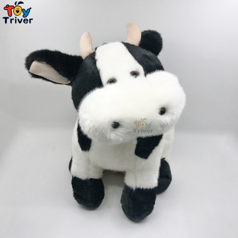 Kawaii Dairy Milk Cow Cattle Plush Toys Triver Stuffed Aniamls Doll Baby Kids Children Boys Girls Cute Birthday Gift Home Decor