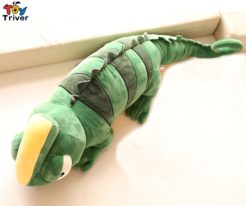 Kawaii Giant Lizard Chameleon Iguana Plush Toys Stuffed Animals Doll Baby Kids Children Boys Girls Birthday Gift Home Room Decor